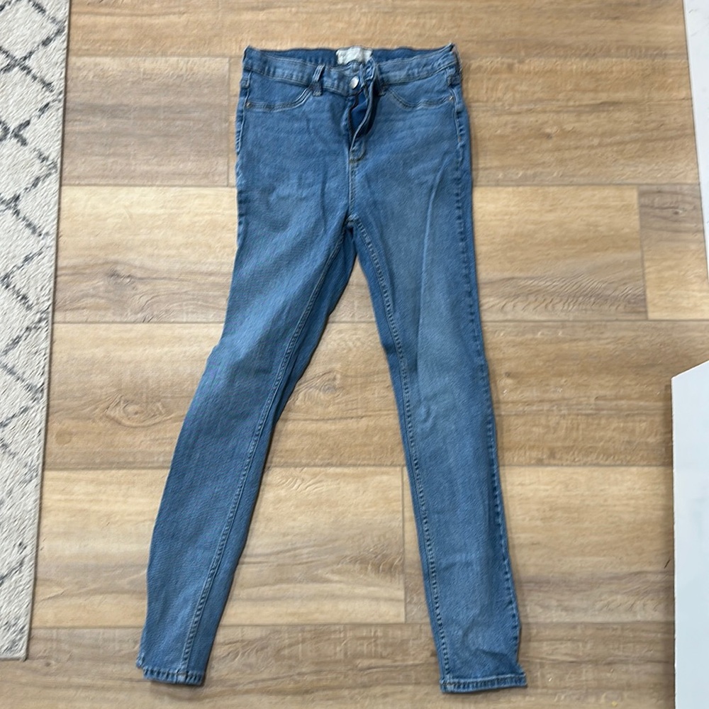 Free People zip fly jeans